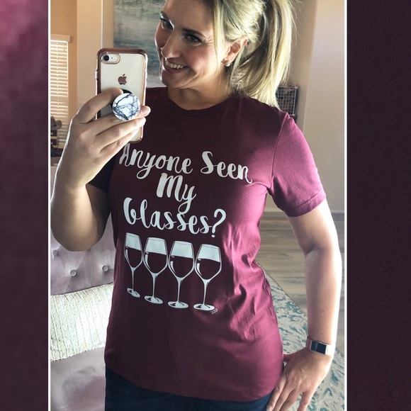 ❗️Last 1! L Sassy funny wine lover graphic tee - Picture 3 of 4